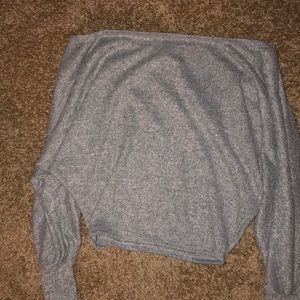 Off the shoulder sweater